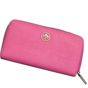 Tory Burch Pink Women's Long Wallet Authentic - Call Outs!